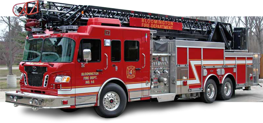 Fire Brigade Truck PNG Image Background