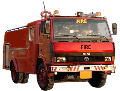 Fire Brigade Truck PNG Image Transparent