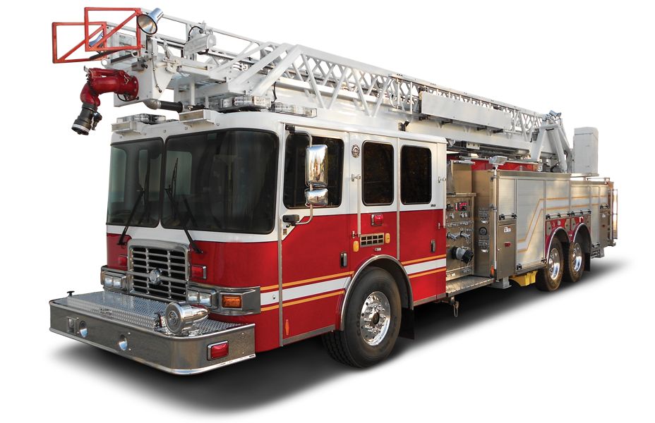Fire Brigade Truck PNG Image with Transparent Background