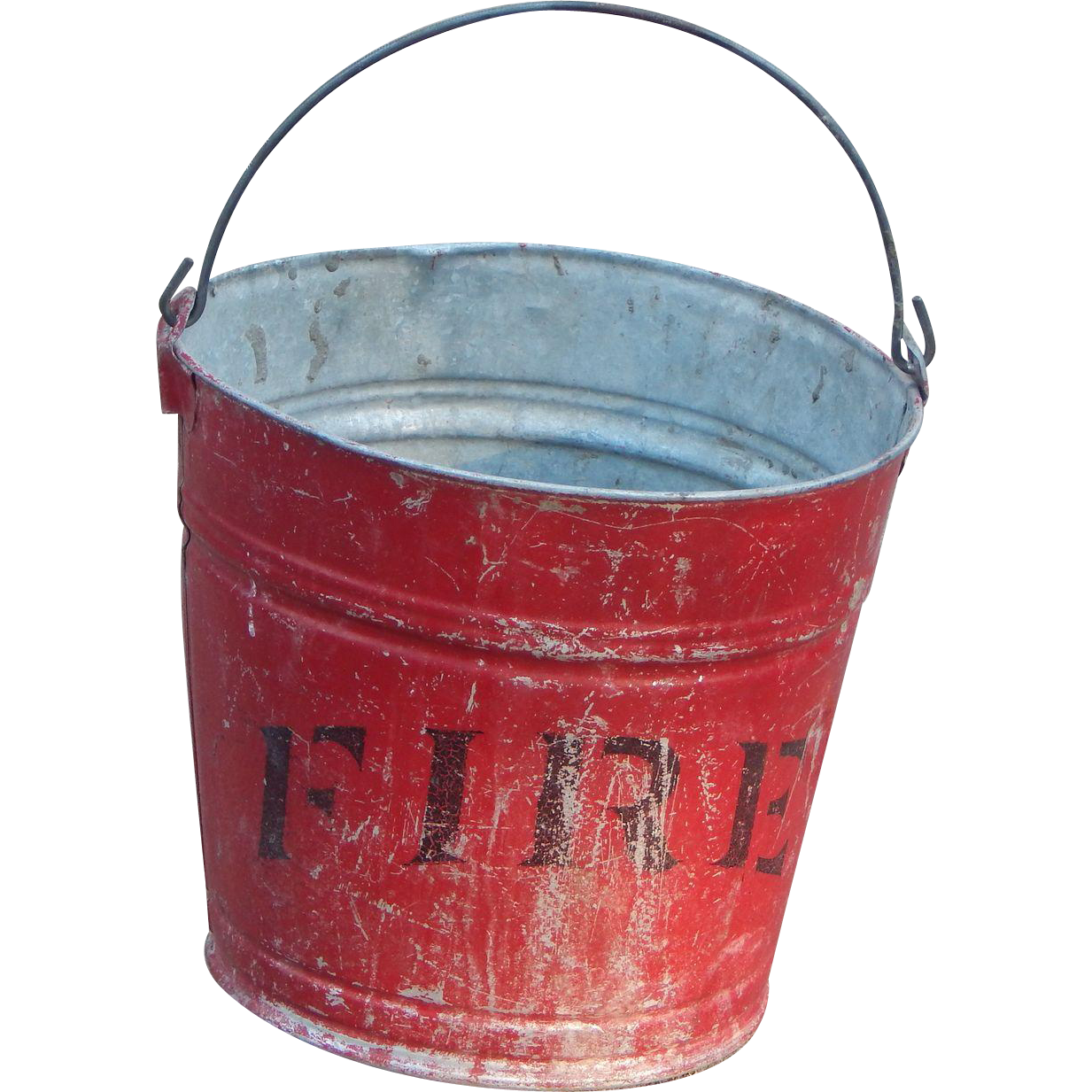 Fire Bucket PNG Image Background