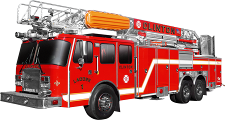 Fire Truck Transparent Background PNG