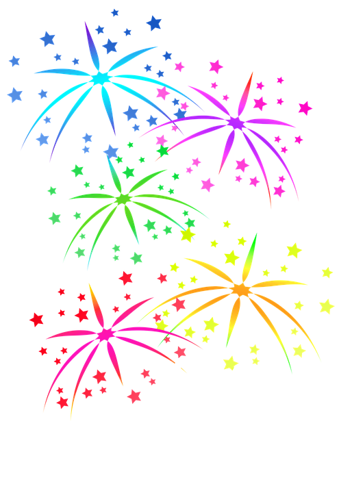 Fireworks Celebration PNG Gambar berkualitas tinggi