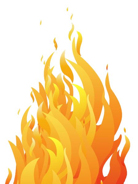 Flaming fire PNG Foto