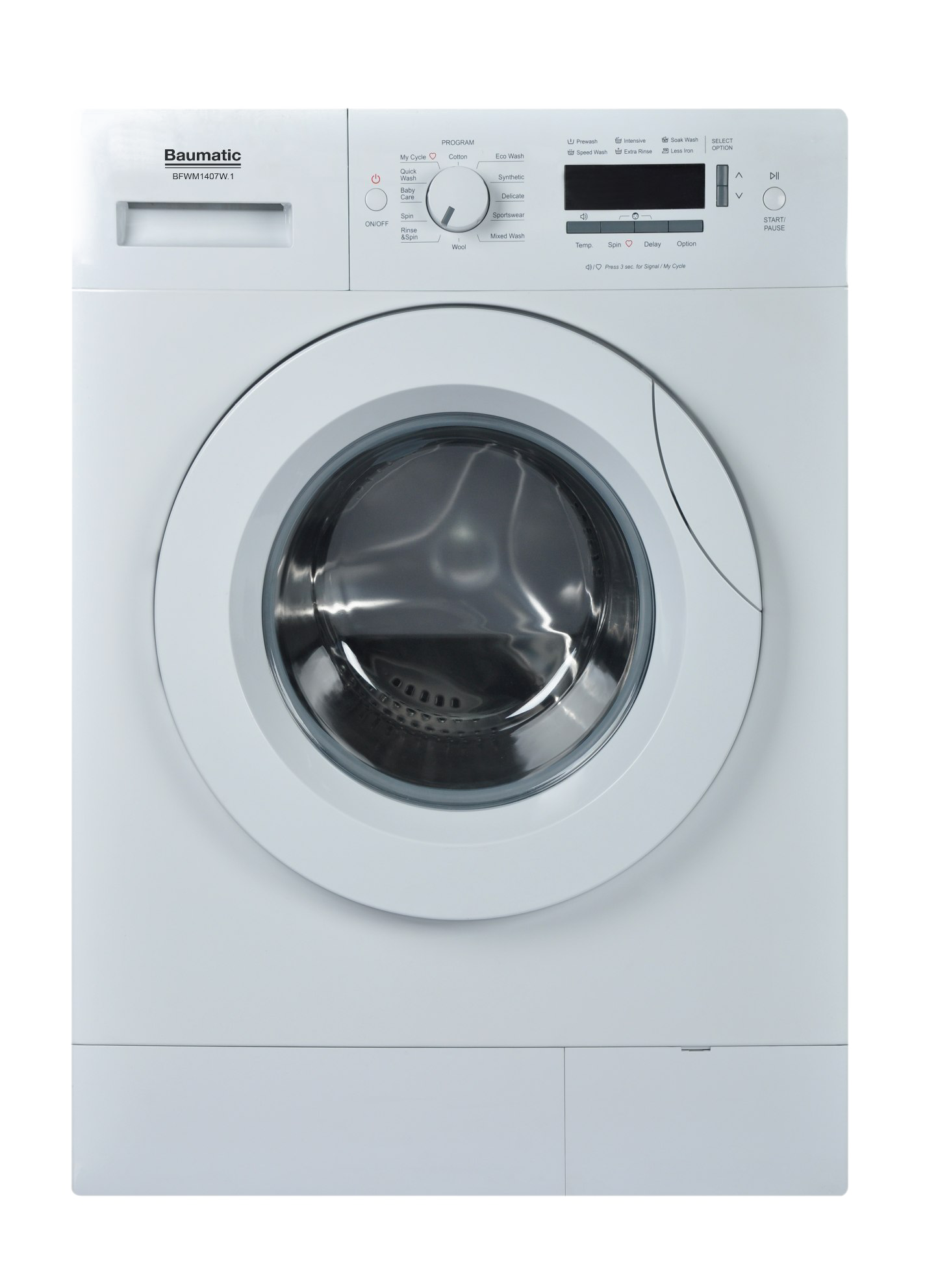 Front Loader Washing Machine PNG High-Quality Image