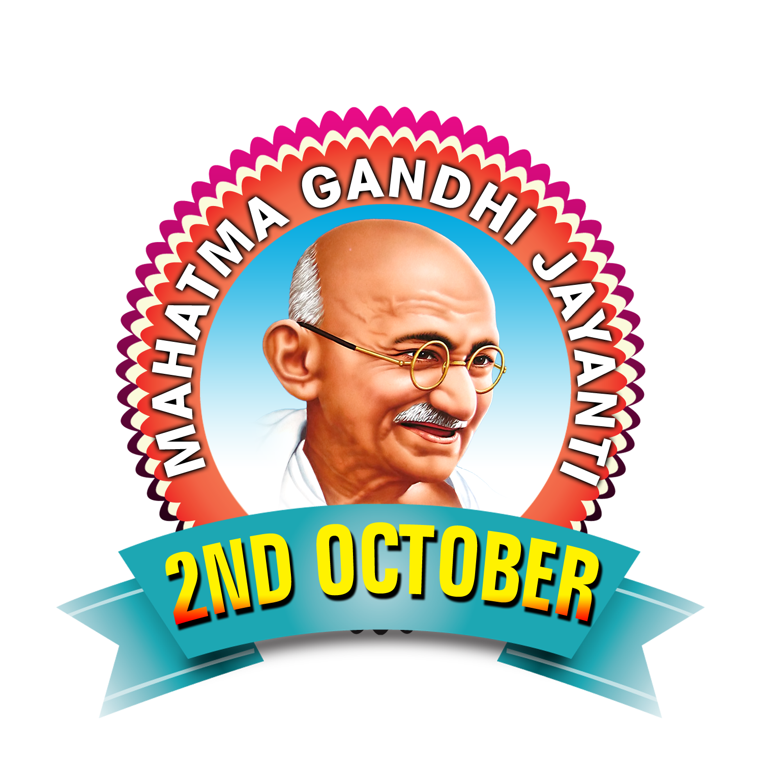 Gandhi Jayanti PNG Download Image