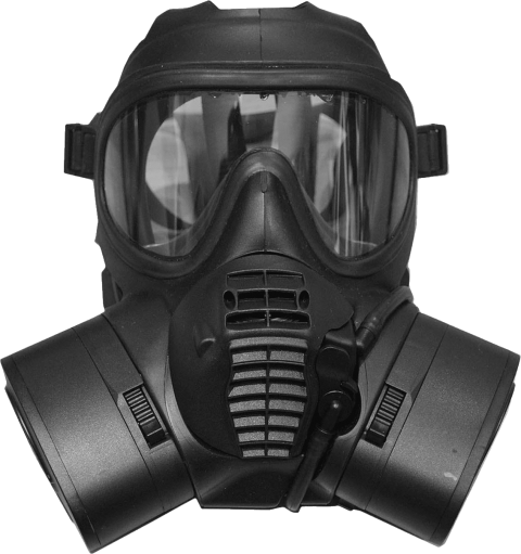 Masker gas Gambar latar belakang PNG