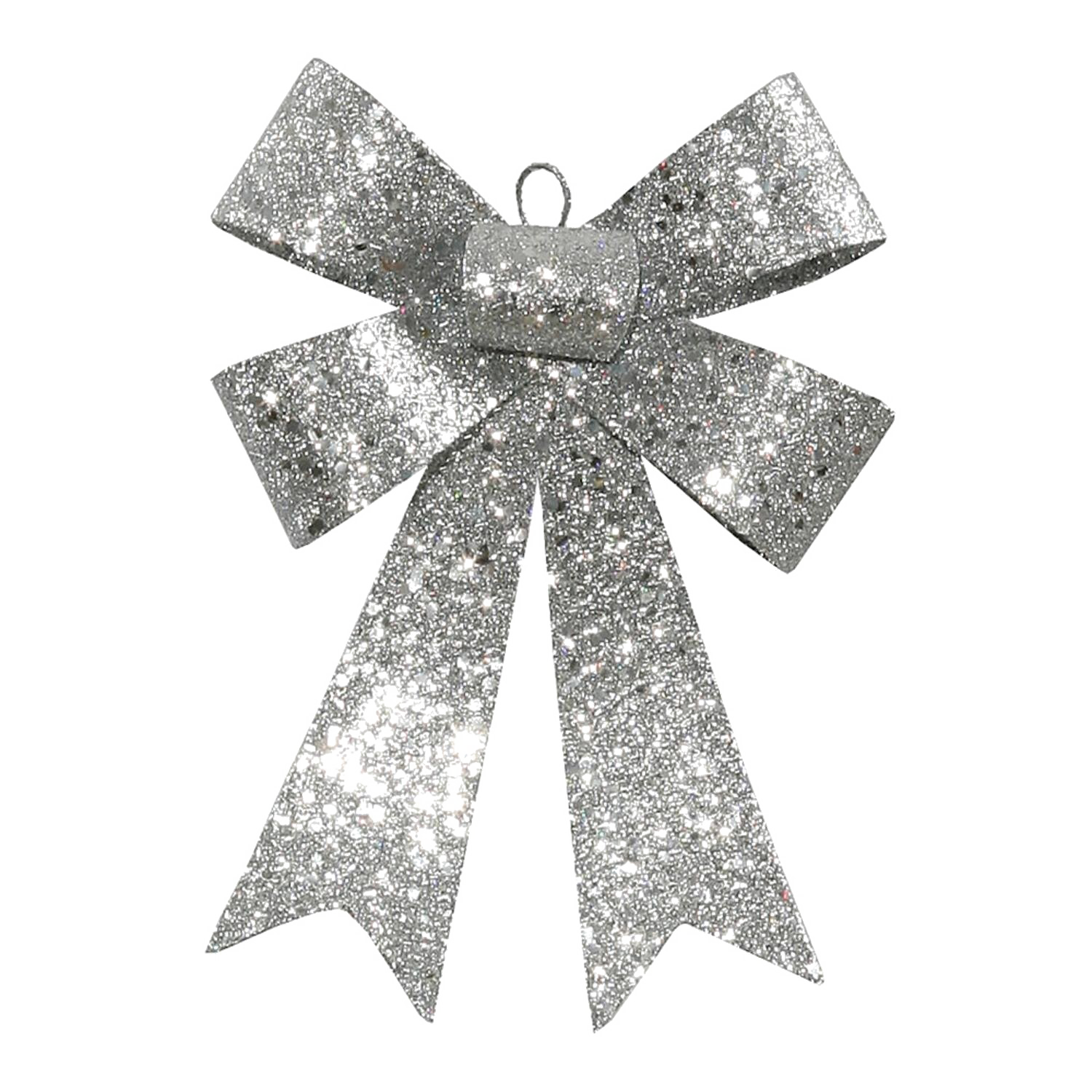 Glitter Bow Ribbon PNG High-Quality Image