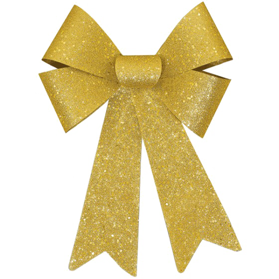 Glitter Bow Ribbon PNG Picture