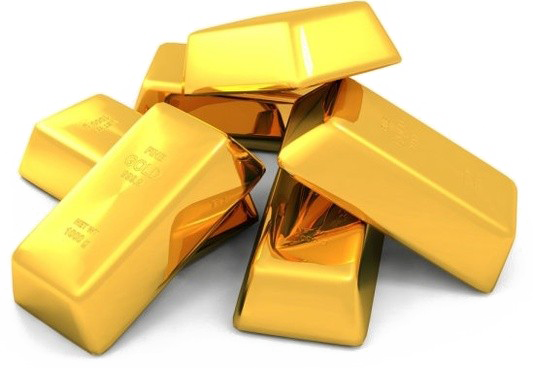Gold Bricks PNG Image