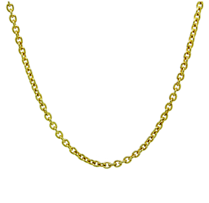 Gold Chain PNG Background Image