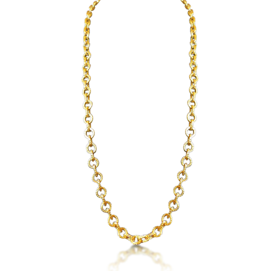 Pic Gold Chain PNG