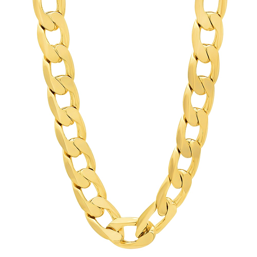 Gouden ketting Transparante achtergrond PNG