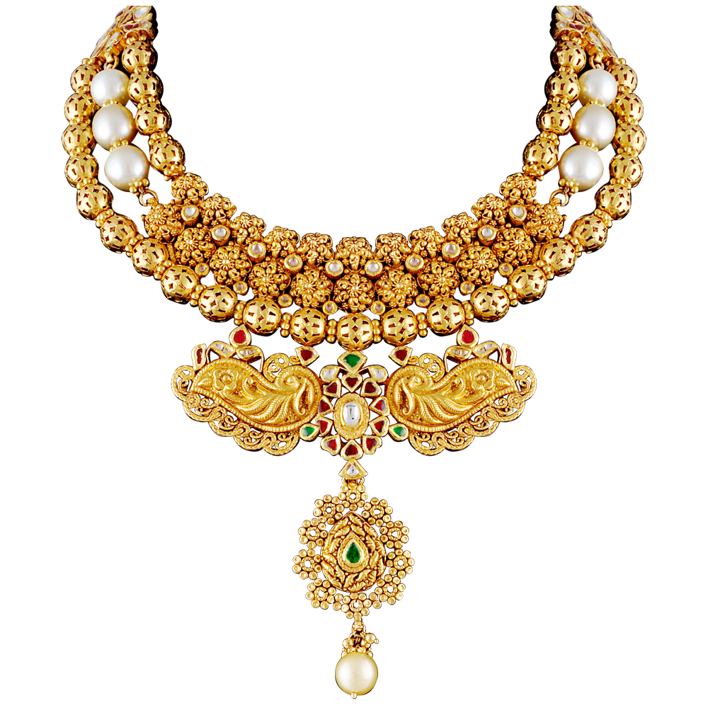 Gold Jewellery PNG Background Image