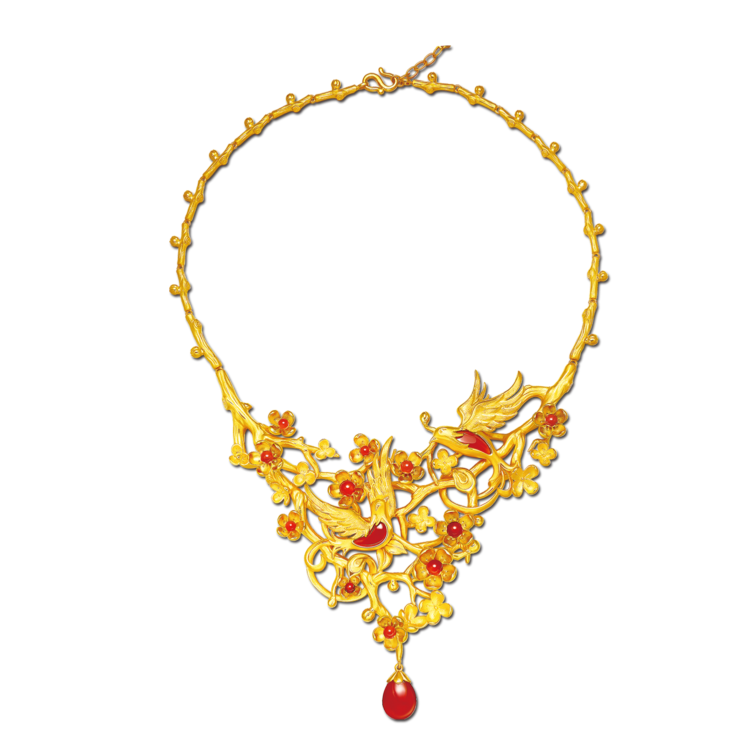 Gambar PNG perhiasan emas dengan latar belakang Transparan