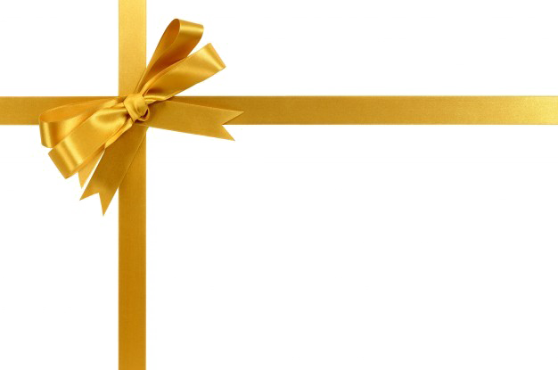 Golden Bow Ribbon PNG Pic