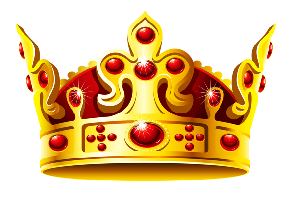 Golden Crown PNG Gambar
