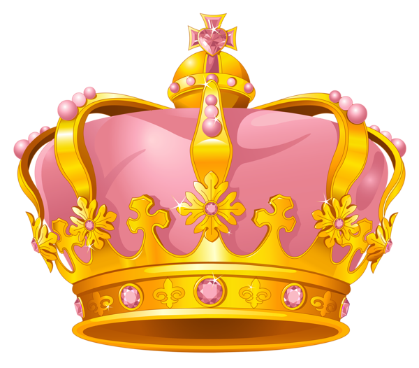 Golden Crown PNG Image Background