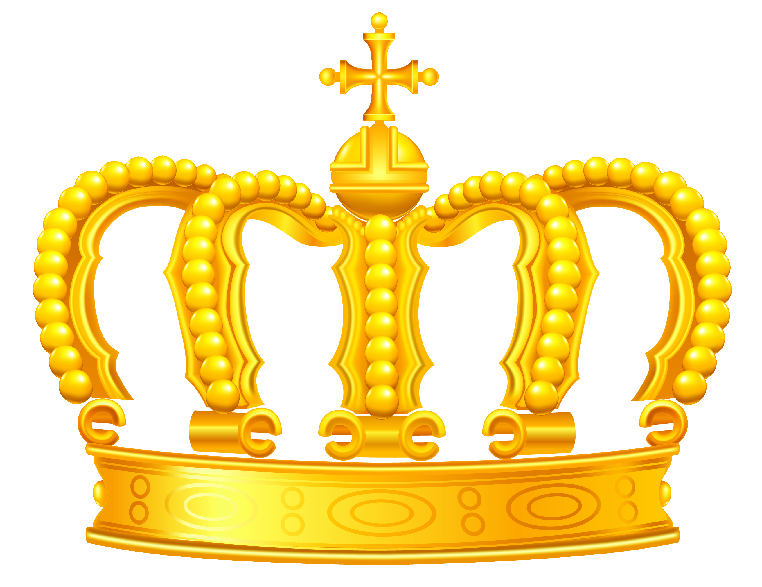 Gouden kroon PNG Foto