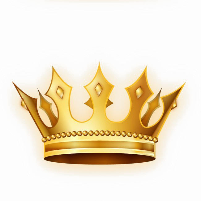 Golden Crown Transparent Image