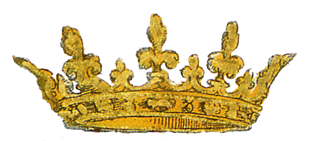 Imagens transparentes de coroa dourada