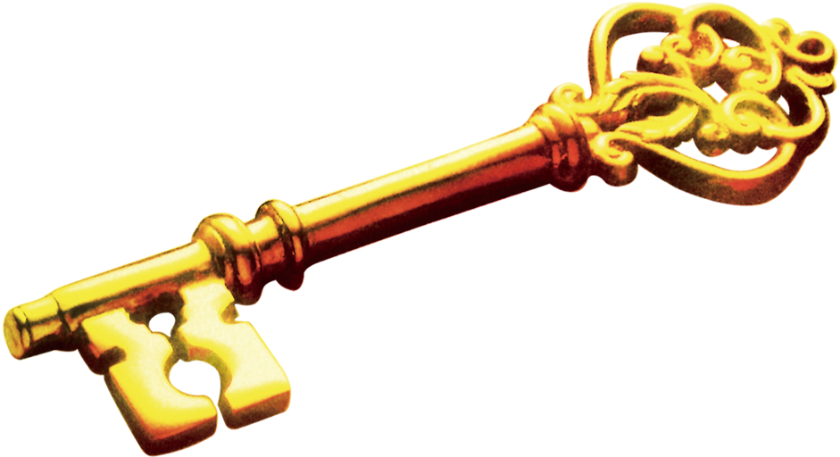 Golden Key PNG Picture