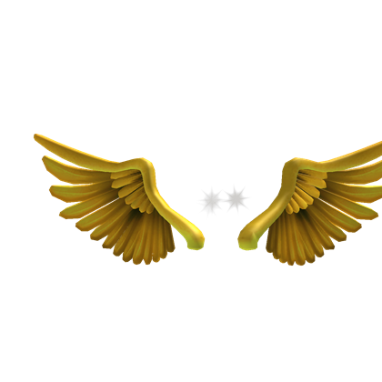 Goldenes Wings PNG-Foto