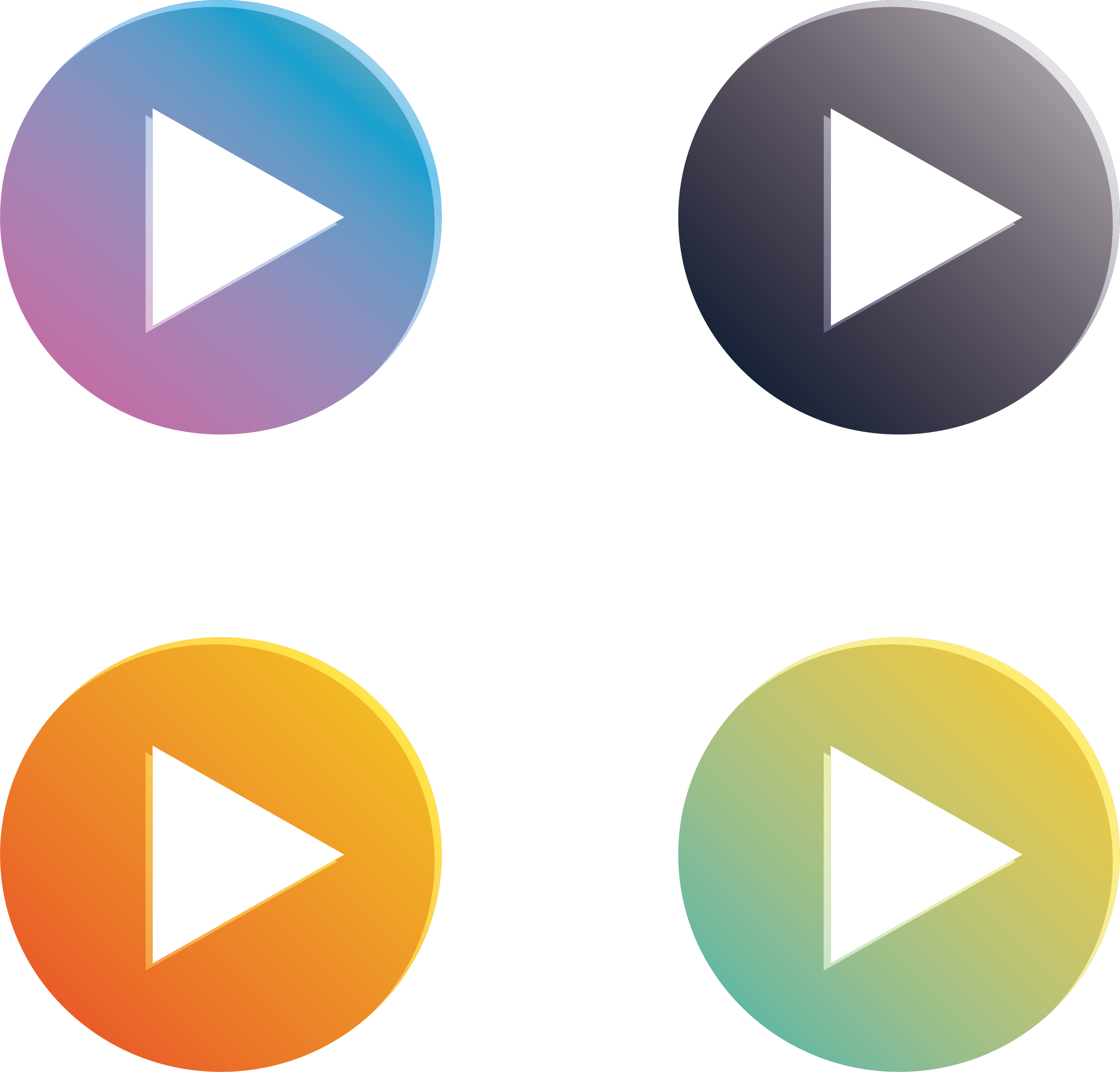 Gradient Button PNG Pic