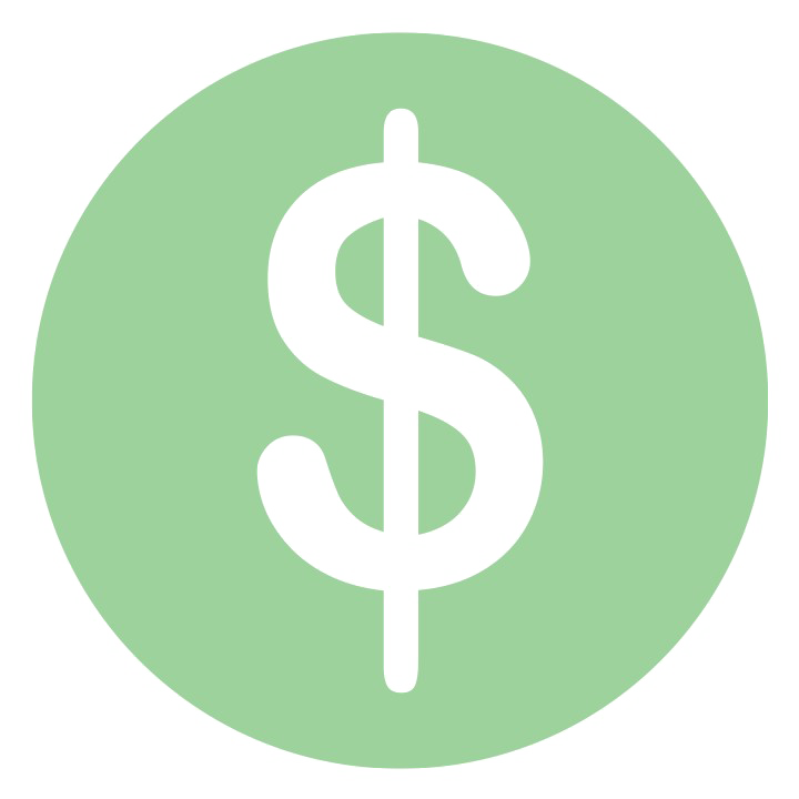 Immagine del PNG del dollaro verde con fondo Trasparente