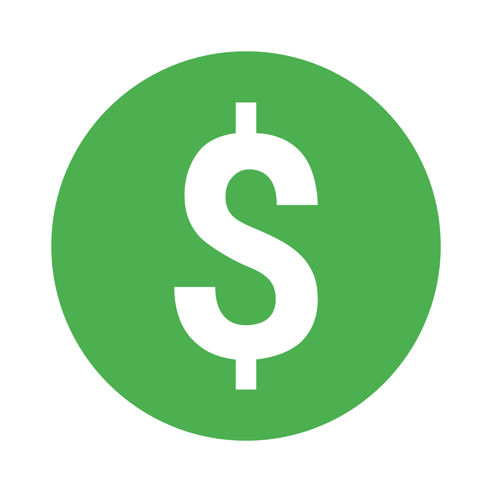 Gambar PNG dolar hijau