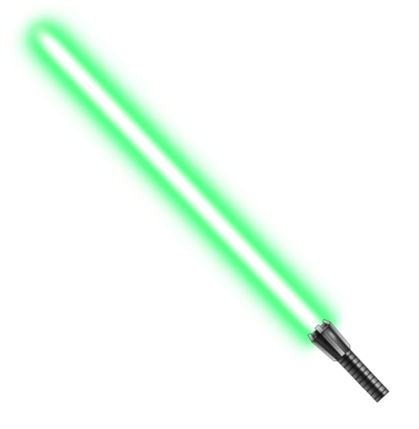 Green Lightsaber Transparent Image
