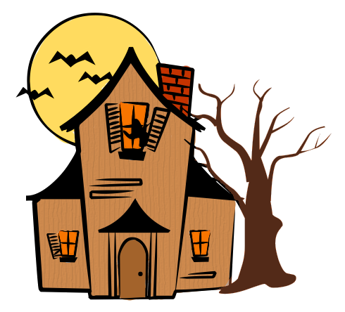 Halloween House Free PNG Image