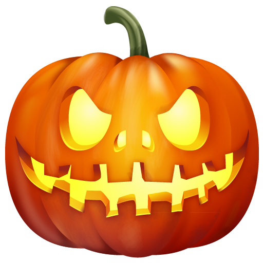 Halloween-Kürbis-PNG-Bild mit transparentem Hintergrund