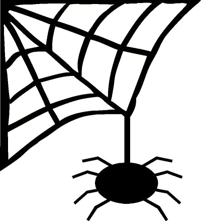 Halloween Spider Web PNG Pic