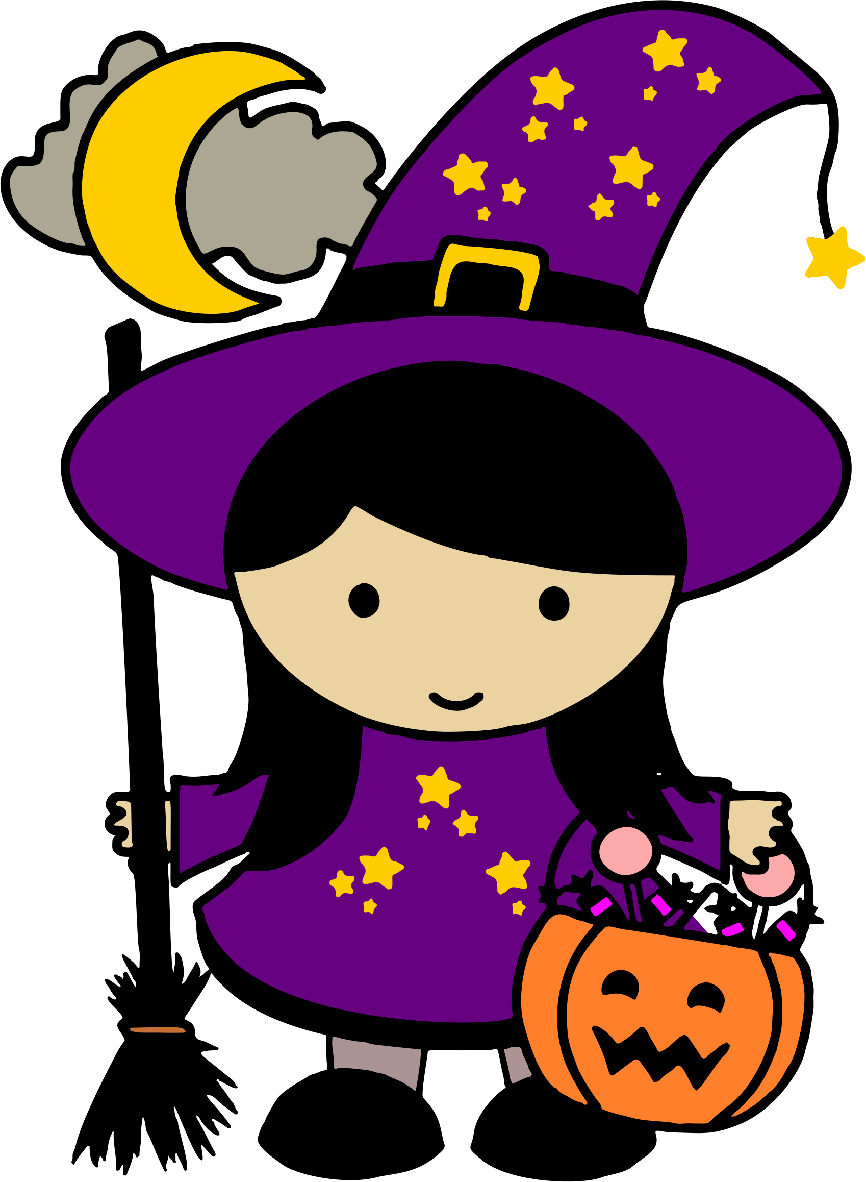 Halloween Witch Free PNG Image