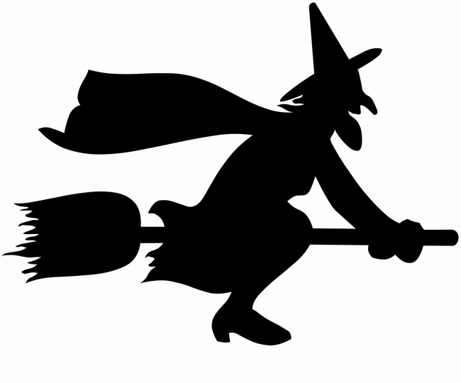 Sfondo dellimmagine del PNG della strega di Halloween