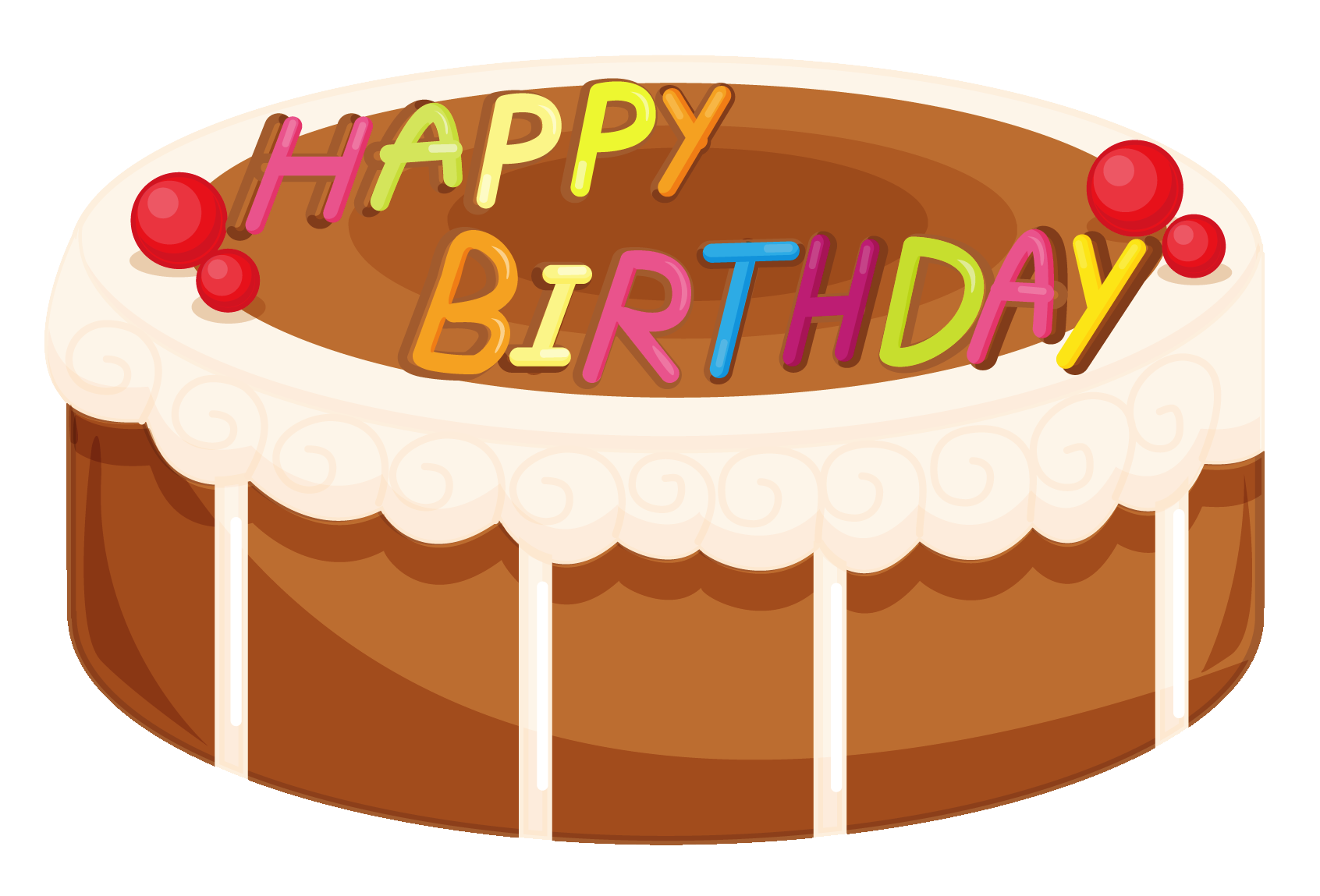 Happy Birthday Cake Free PNG Image
