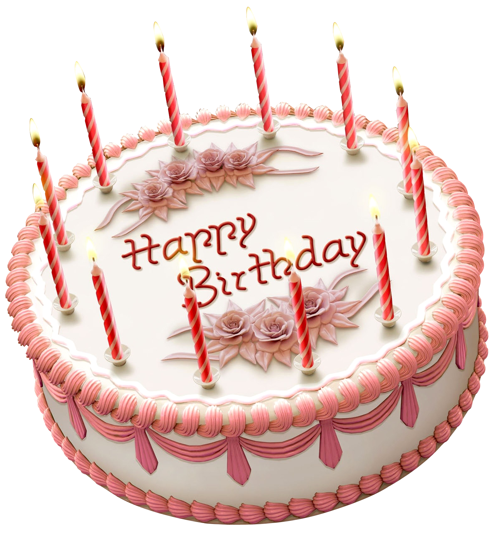 Alles Gute zum Geburtstag Kuchen PNG Foto