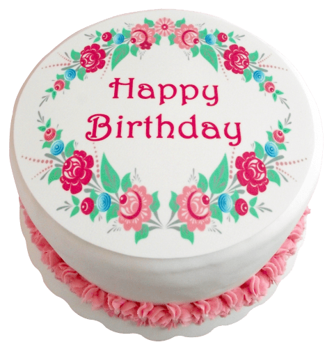 Happy Birthday Cake Transparent Image