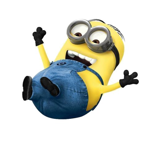 Happy Minions Free PNG Image