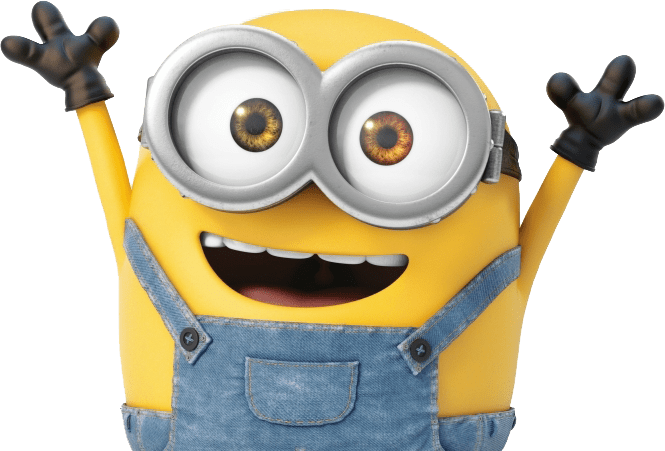 Happy Minions PNG High-Quality Image