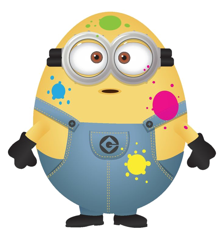 Happy Minions PNG Image Background