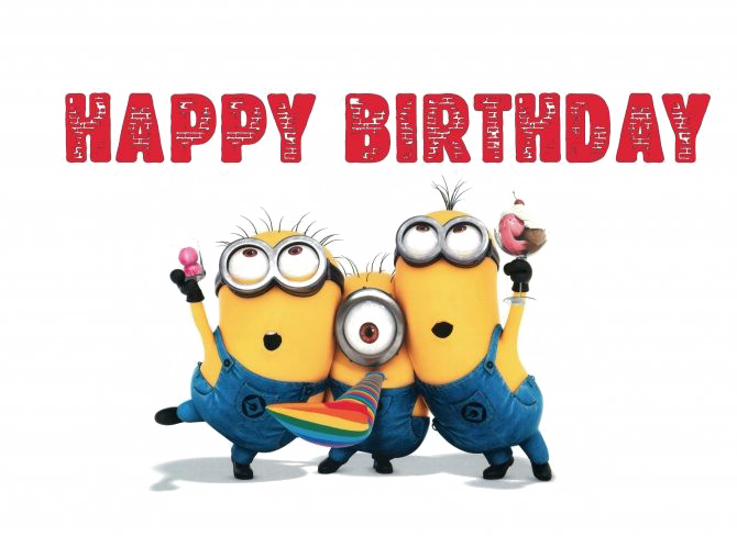 Happy Minions PNG Picture