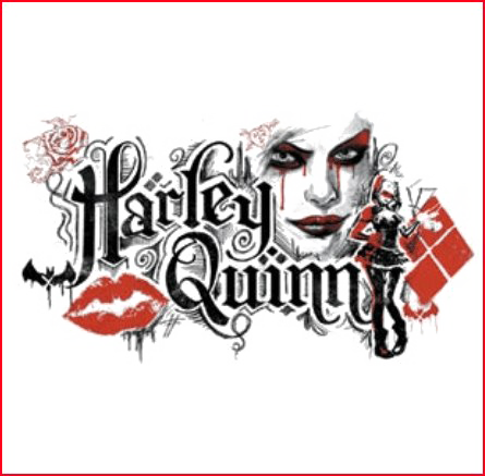 Harley Quinn Logo PNG High-Quality Image