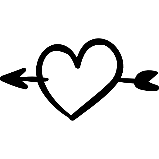 Heart Arrow PNG Transparent Image