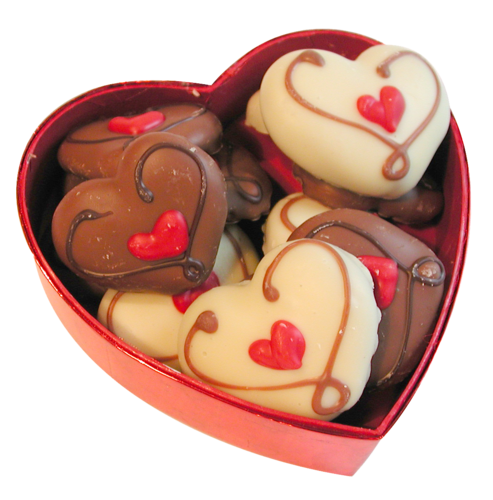 Imagen PNG de chocolate corazón con fondo Transparente