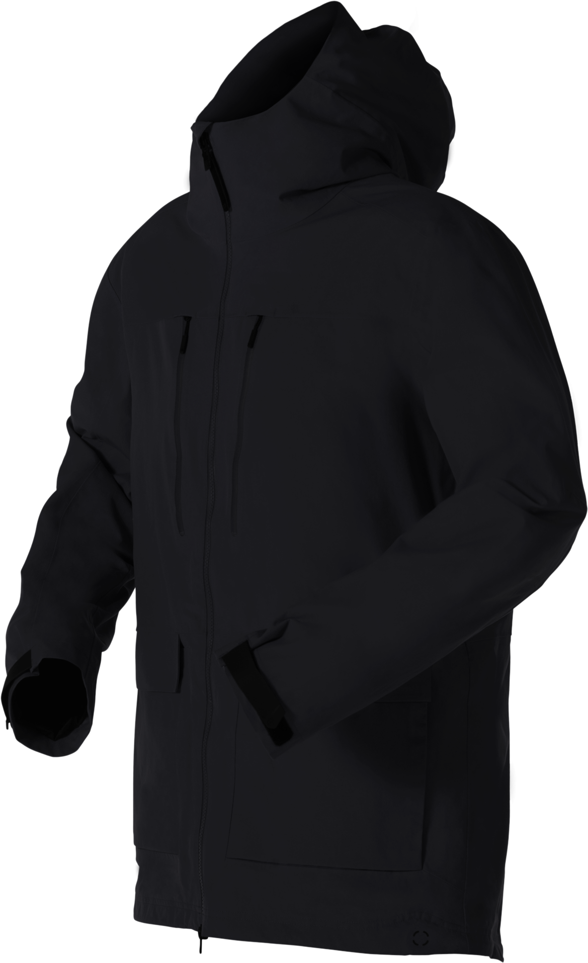 Immagine da uomo con giacca con cappuccio