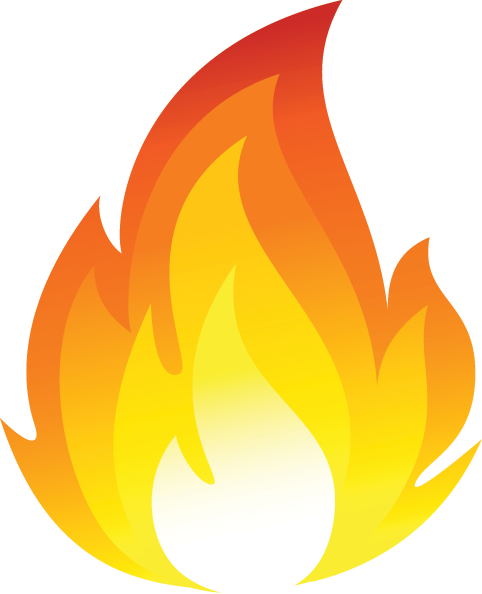 Hot Fire PNG Transparent Image