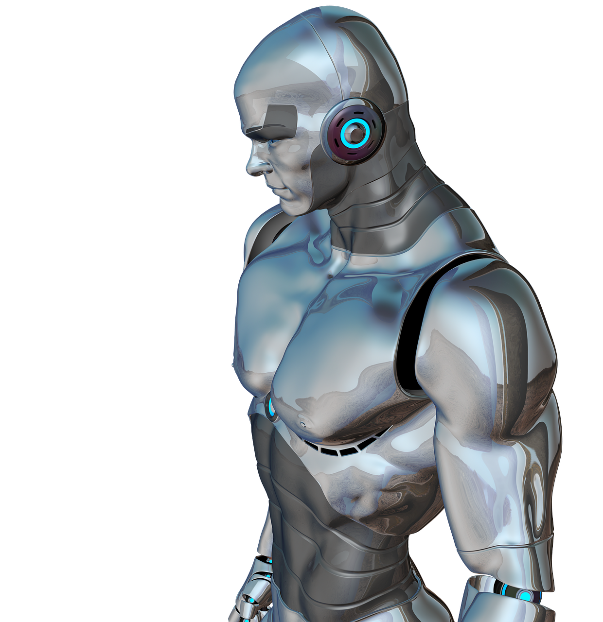 Human Robot Transparent Image