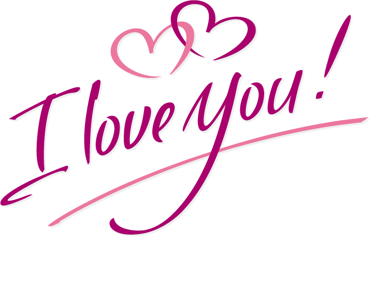 I Love You Free PNG Image