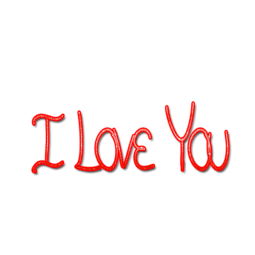 I Love You PNG Background Image